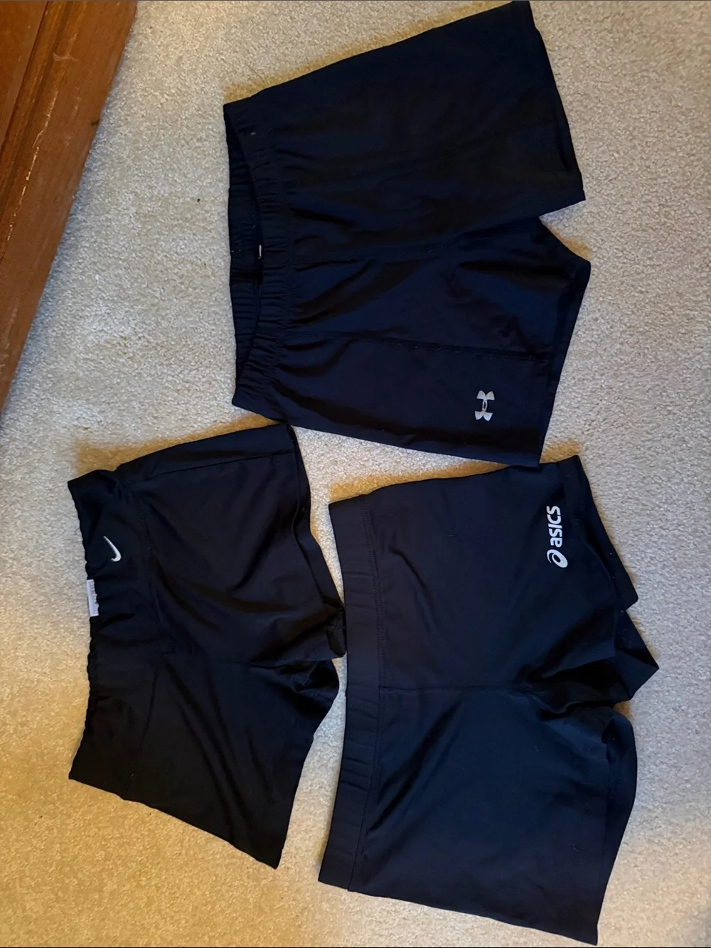 Nike Black Girls Athletic Shorts